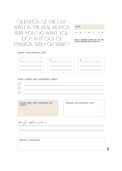 Self Discovery Journal - English version PDF