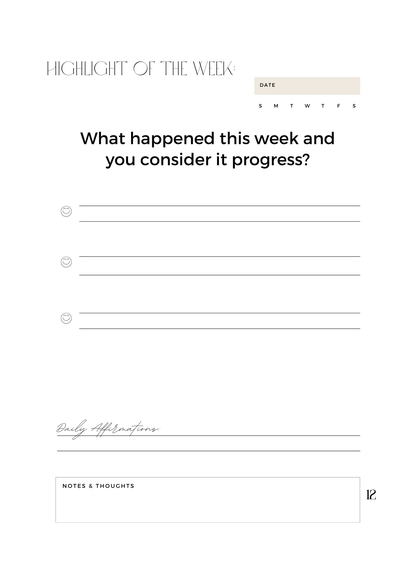 Self Discovery Journal - English version PDF