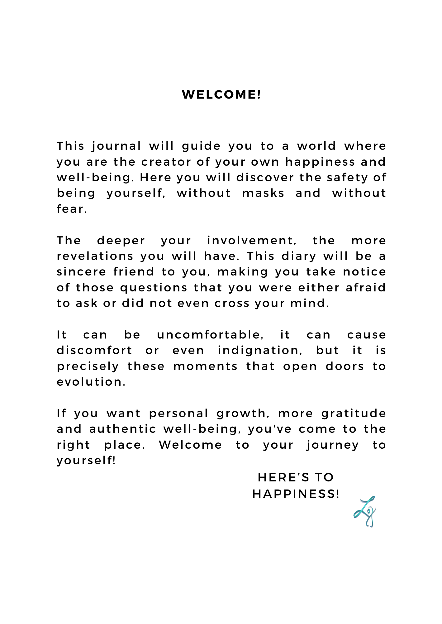 Self Discovery Journal - English version PDF