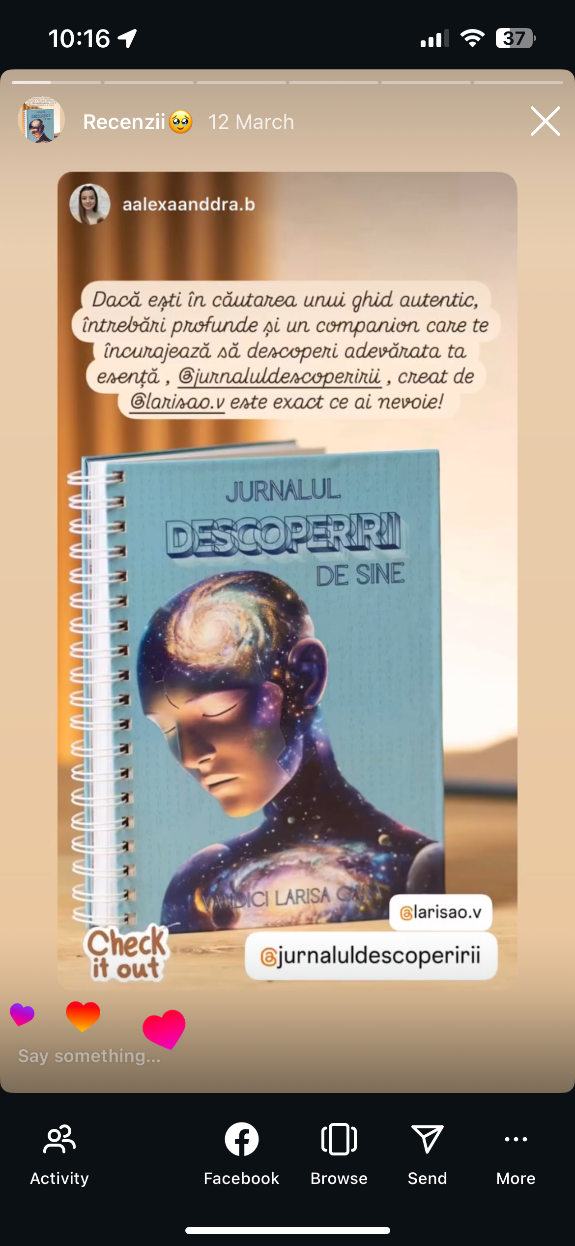 Jurnal de Recunostinta - Jurnalul Descoperirii de Sine | claritate + BONUS Mandala Recunoștinței