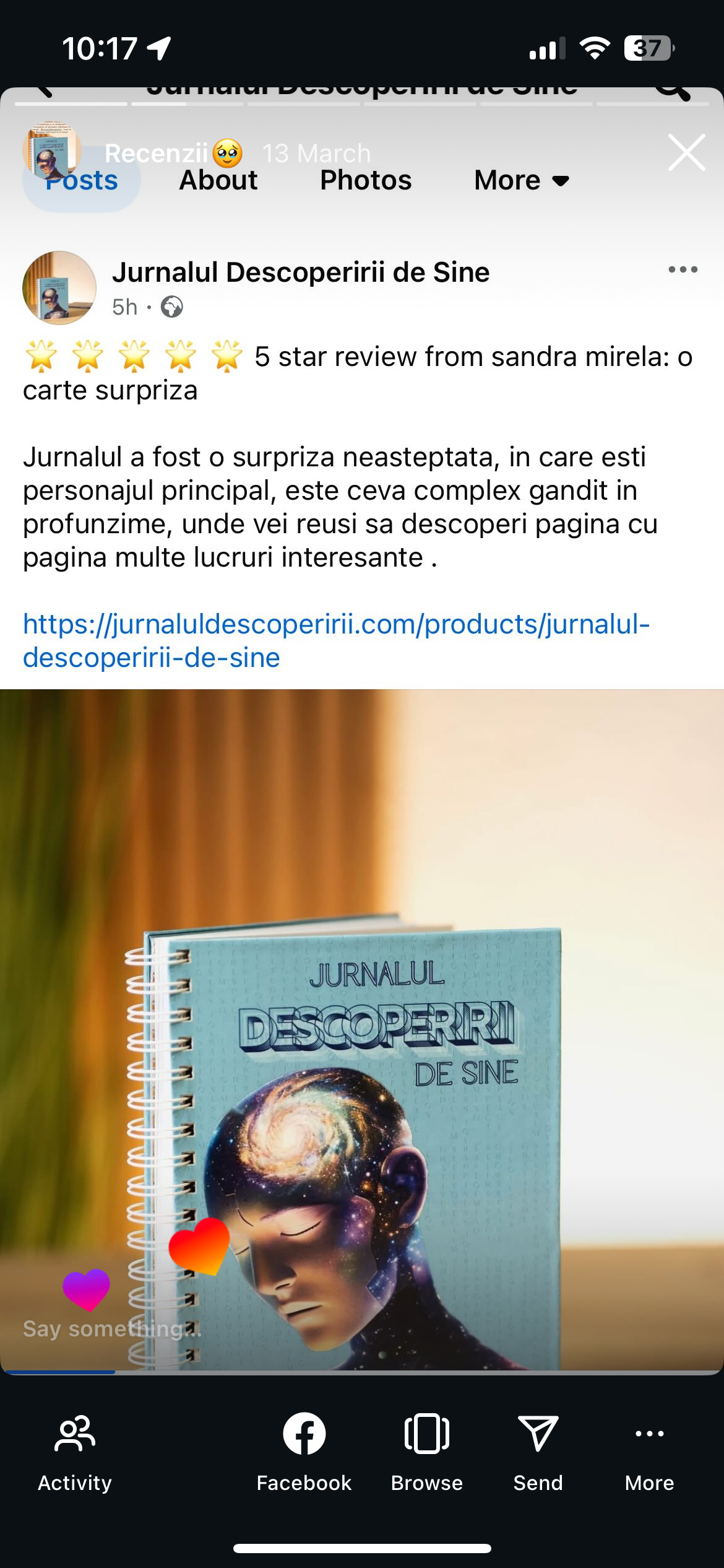 Jurnal de Recunostinta - Jurnalul Descoperirii de Sine | claritate + BONUS Mandala Recunoștinței