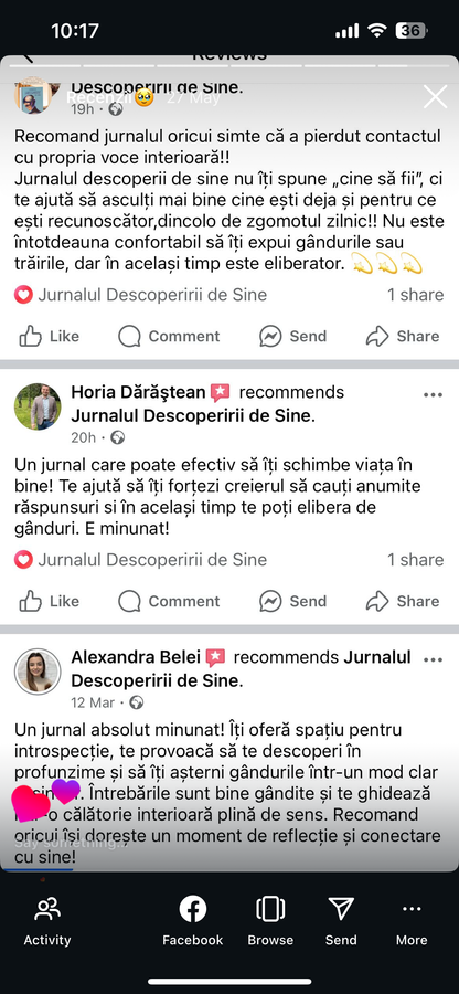 Jurnal de Recunostinta - Jurnalul Descoperirii de Sine | claritate + BONUS Mandala Recunoștinței