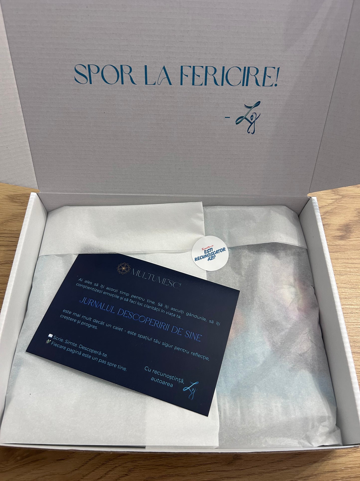Jurnal de Recunostinta - Jurnalul Descoperirii de Sine | claritate + BONUS Mandala Recunoștinței