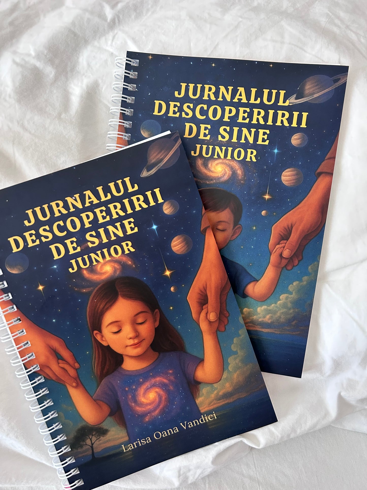 Set pentru Copii – Jurnal de Recunoștință și Dezvoltare Emoțională + Stickere Motivaționale