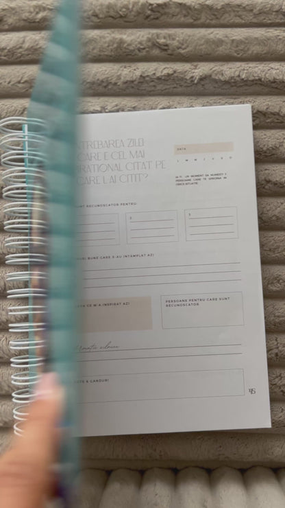 Jurnal de Recunostinta - Jurnalul Descoperirii de Sine | claritate + BONUS Mandala Recunoștinței