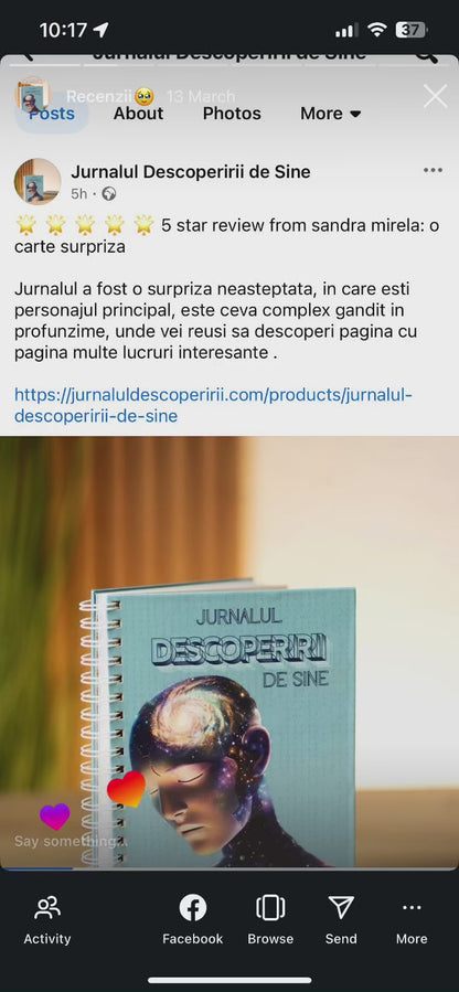 Jurnal de Recunostinta - Jurnalul Descoperirii de Sine | claritate + BONUS Mandala Recunoștinței