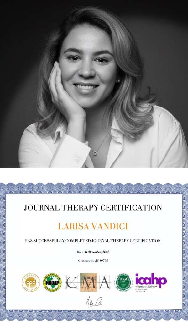 Larisa Oana Vandici — Terapeut în Journaling